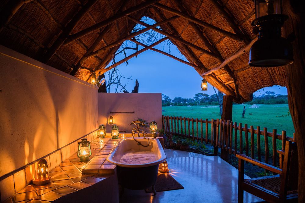 Отель The Hide Safari Camp Dete Экстерьер фото